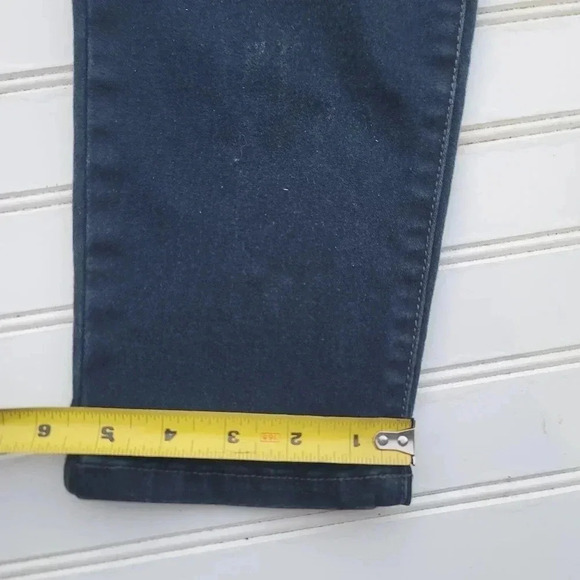 S & Co Womens Curvy Skinny Jeans Blue Low Rise Dark Stretch Blue Pockets M 34x30 - Picture 6 of 9